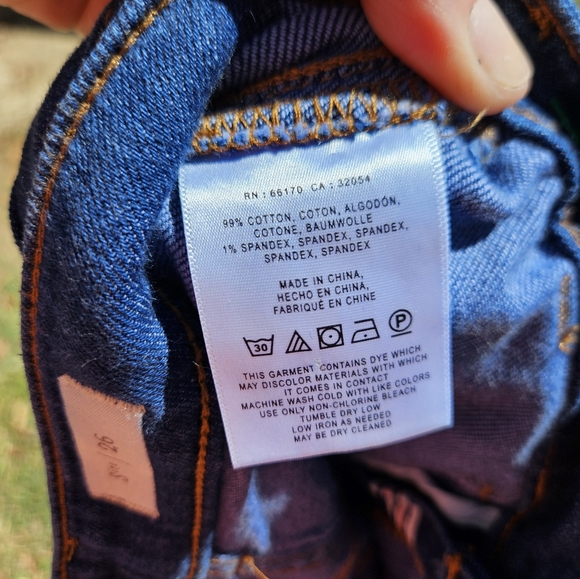 Anthropologie Pilcro & The Letterpress Size 26 Wide leg Snap Bottom buttonJeans - Picture 9 of 9